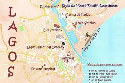 Apartment in Lagos in der Nähe des Yachthafen...