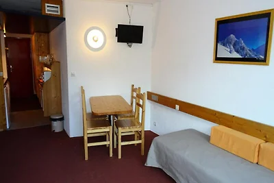 Studio für 4 Personen, in der Nähe der Pisten...