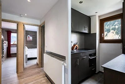 Wohnung in Moriond mit Bergblick