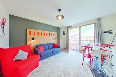 Apartment in Les Saisies mit Zugang zum...