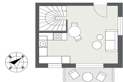 Ferienwohnung mit 1 Schlafzimmer