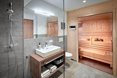 Luxe appartement met sauna op de berg