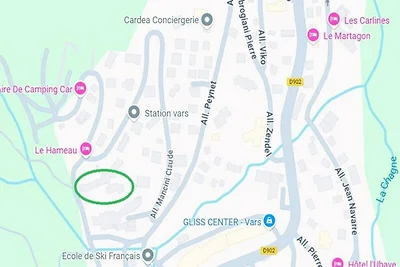 Apartment in Vars Les Claux an den Skipisten