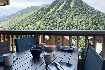 Ferienwohnung in Arves mit Blick auf die...