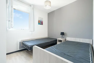 Wohnung in Valras Plage mit Pool