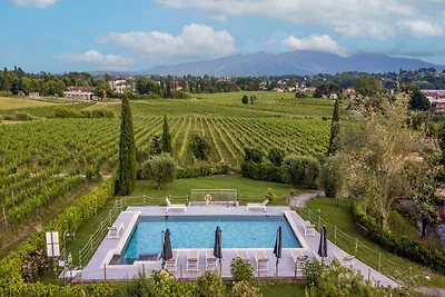 Cascina a Lucca con piscina e vigneti
