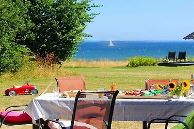 Fjellerup met uitzicht op het water