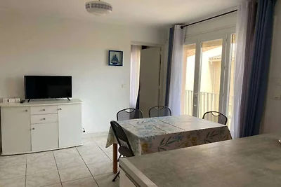 Apartment für 3 im Zentrum von Valras
