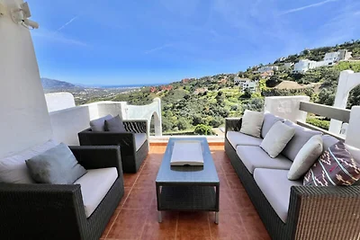 Apartment in Ojén mit Blick auf den...