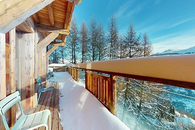 Gezellig chalet in Vex met balkon