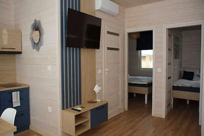 Schönes Ferienhaus, 2 Schlafzimmer, Mielenko