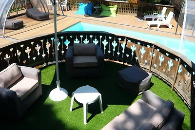 Chalet a Champagny con Piscina Riscaldata