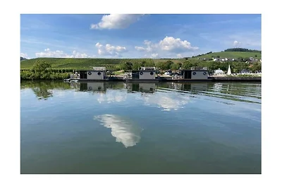 Hausboot in Pölich mit Schwimmbecken