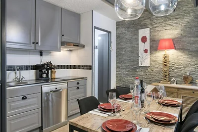 Apartment in Saint-Gervais mit Blick auf den...