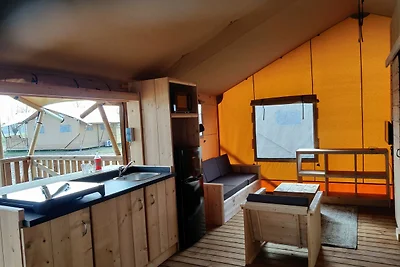 Zeltlodge in Waldnähe