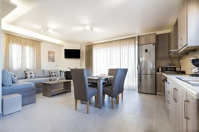 Villa a Triopetra con Piscina & Vista