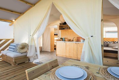 Glamping tent bij Caravan Park della Colombai...