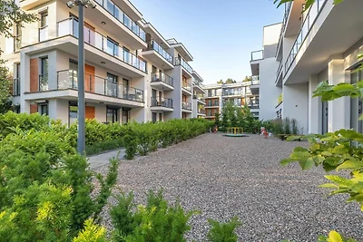 Komfortables Apartment, Innenpool, Strandnähe