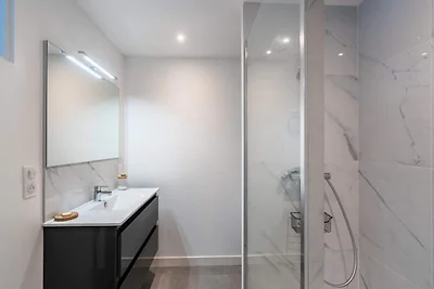 Ferienwohnung in Île-Tudy mit Meerblick