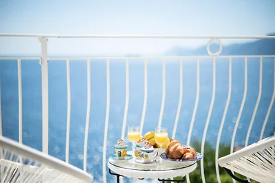 Villa a Praiano con terrazza vista mare