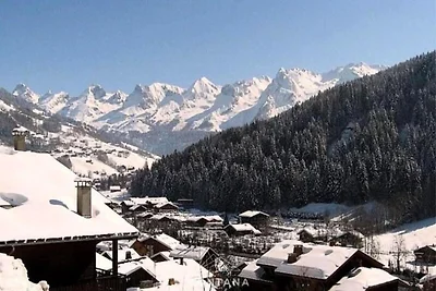 Studio in Aravis mit Bergpanorama