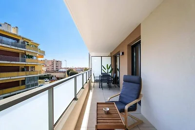 Wohnung in Cros de Cagnes am Strand