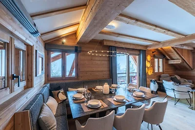 Chalet in Alpe d'Huez mit Spa und Skizugang