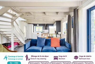 Apartment in Combrit mit Whirlpool und Garten