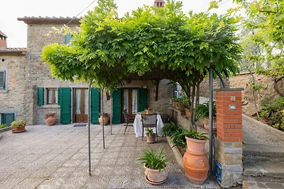 Boerderij in Cortona met Uitzicht op Zwembad