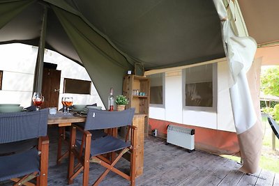 Spaziosa tenda safari glamour