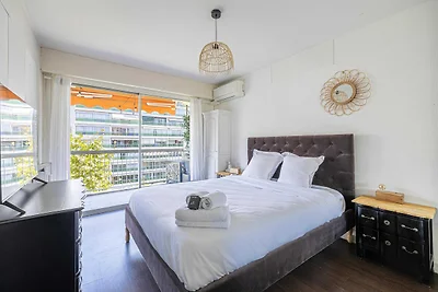 Modernes Apt. 1 Schlafzimmer/4 Personen mit g...