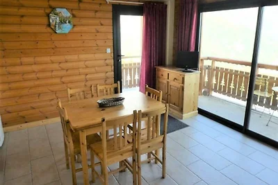 Appartement in Réallon bij Sneeuwfront