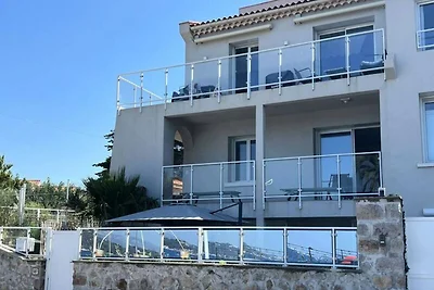 Appartement bij het strand van Garonne met ui...