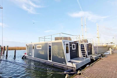 Drijvende lodge met terras in Lelystad