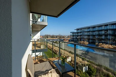 Wohnung in Dziwnów mit Flussblick und Spa