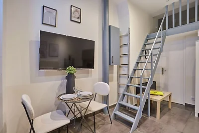 Ruime studio Centrum van Parijs/Montmartre