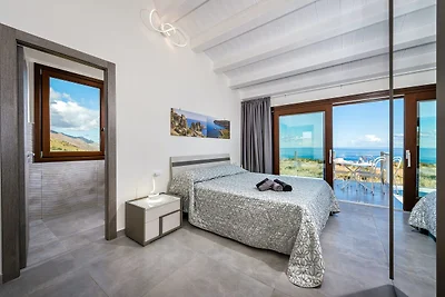 Villa in Scopello mit Meerblick