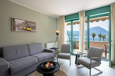 Appartement mit Seeblick auf den Luganersee