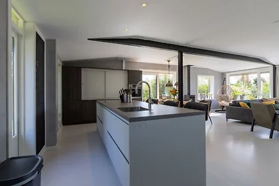 Ferienhaus mit überdachter Veranda und Sauna