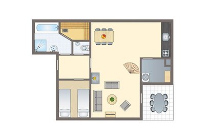 Ferienhaus mit Sauna, beim Grevelingenmeer