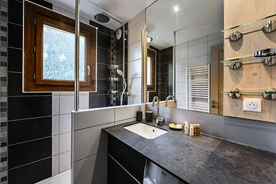 Wohnung in Moriond mit Bergblick