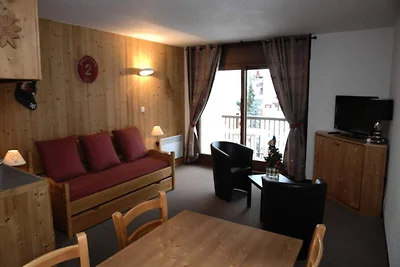 Studiohut voor 4 personen, 2*, op het zuiden