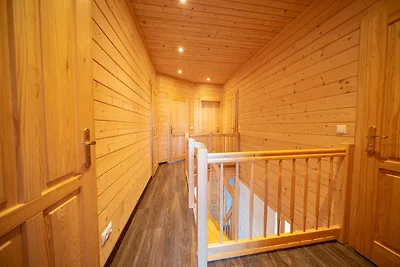 Casa vacanza in legno con forno a microonde