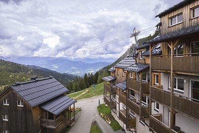 Chalet met uitzicht op de bergen