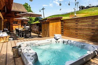 Chalet nelle Alpi con spa e accesso alle...