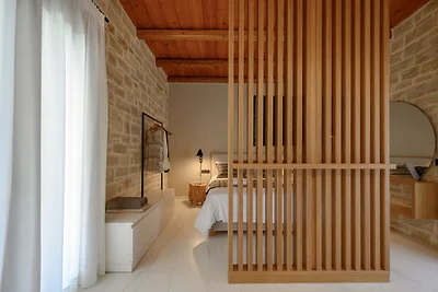 Villa in Prinos mit Pool und Bergblick