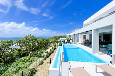 Villa a Saint-François con piscina a sfioro