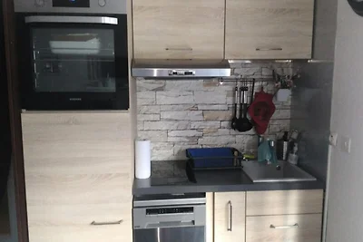 Apartment in Les Carroz mit Blick auf die...