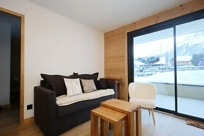 Apartment in Les Houches mit Blick auf den Mo...