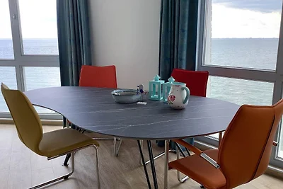 Schöne Wohnung mit Meerblick